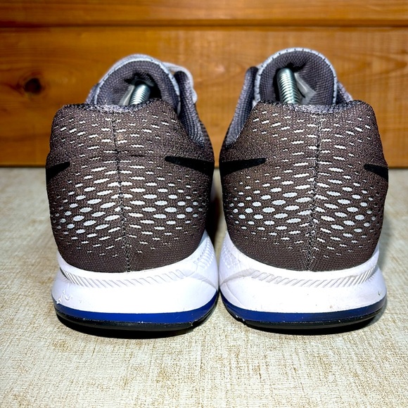 Nike Mens "Zoom Pegasus 33" Running Shoes  - Gray/Blue Sz. 7.5 - Picture 5 of 8